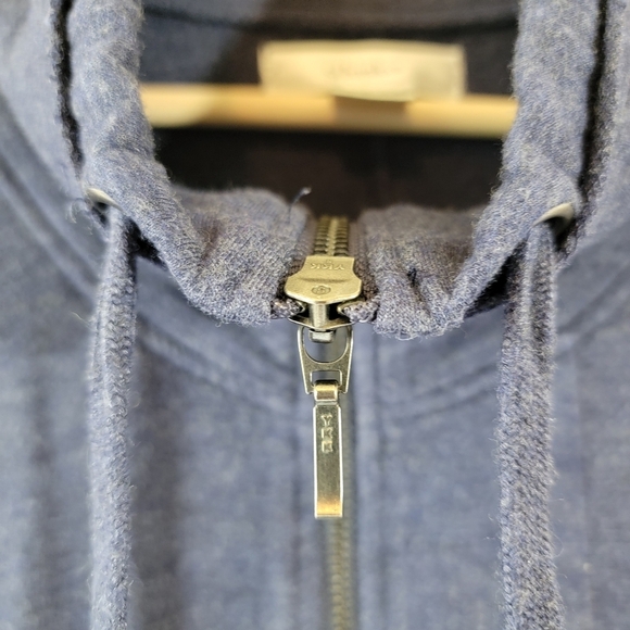 Cj Banks Women Plus Sz Soft Stretchy Lagenlook Top 3X Cowlneck Zip-Up Drawstring - Picture 9 of 12